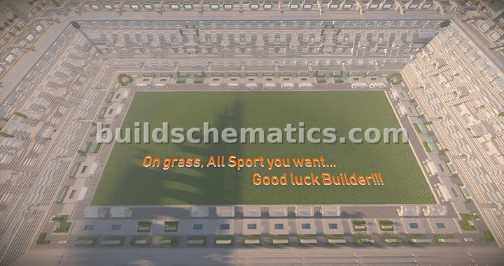 Futuristic Sports Arena No Ground — view 3