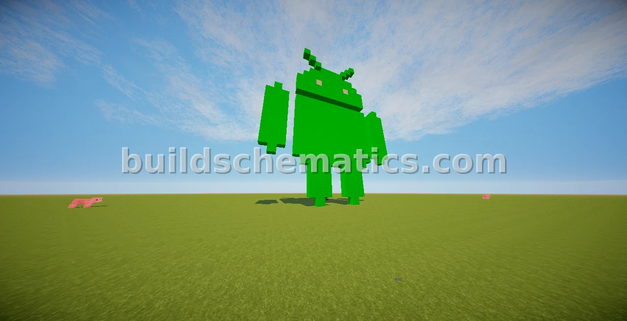 Android Logo Pixel Art