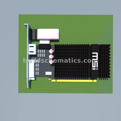 MSI Radeon HD 6450 Graphics Card — view 2