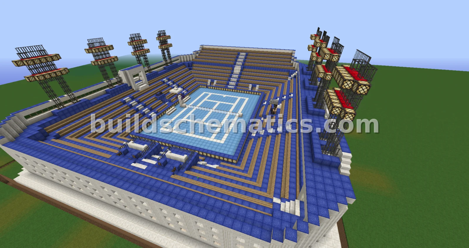Tennis Court Stadium - Small Build