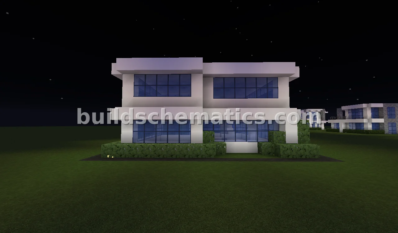 Modern Two-Story House With Pond — view 4
