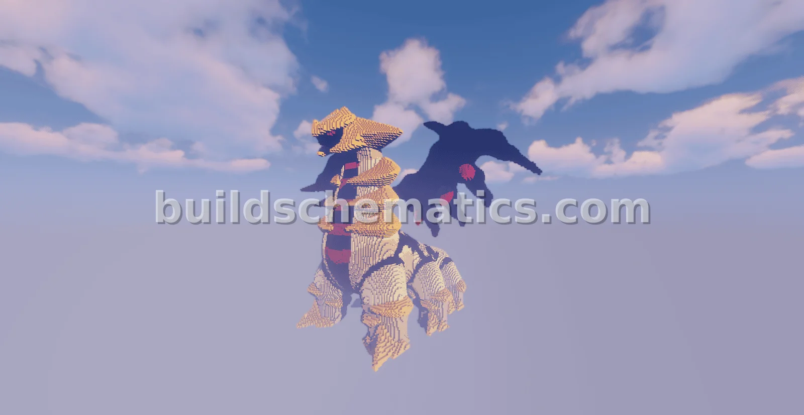 Giant Giratina Statue — view 2