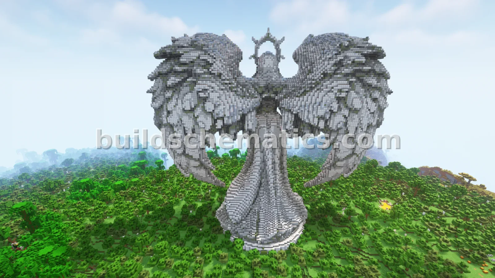 Angel Queen Statue Build — view 2