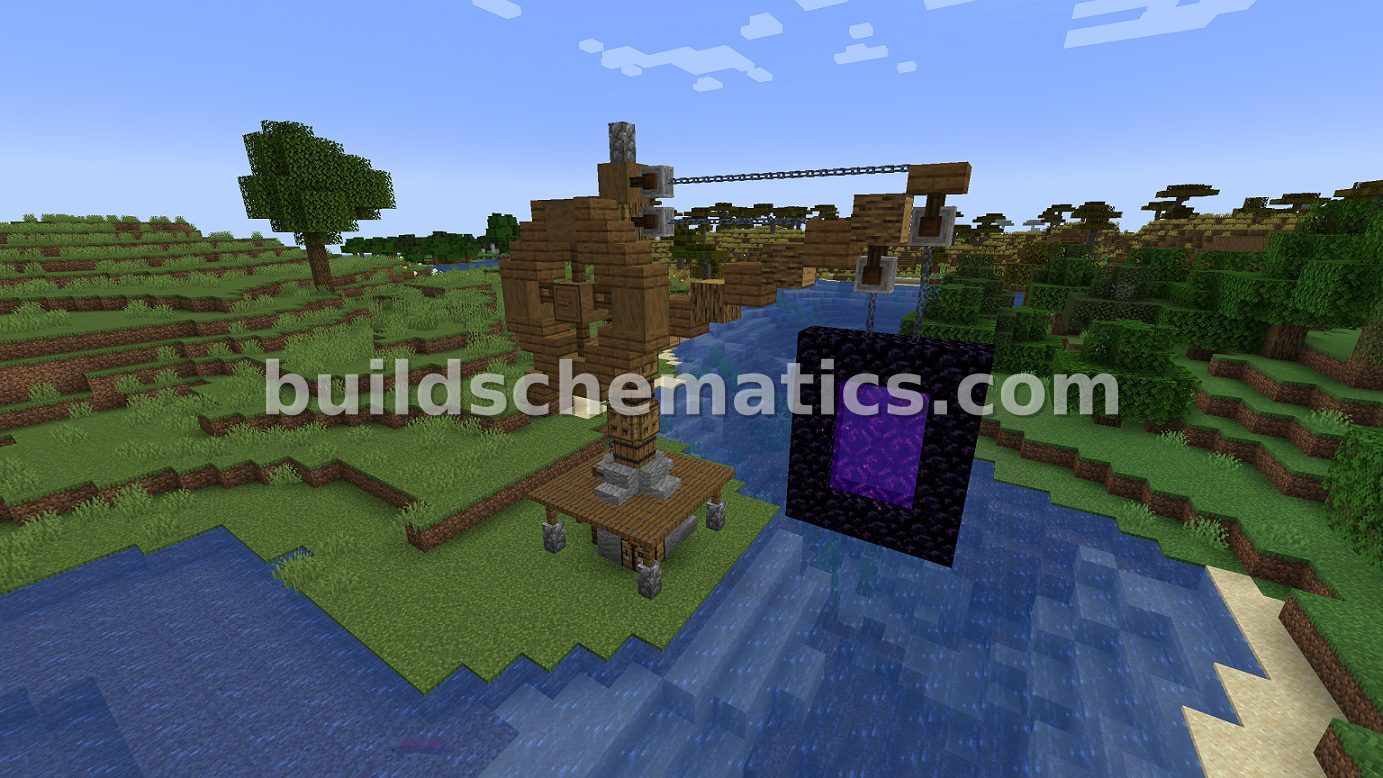 Medieval Nether Portal Structure — view 3