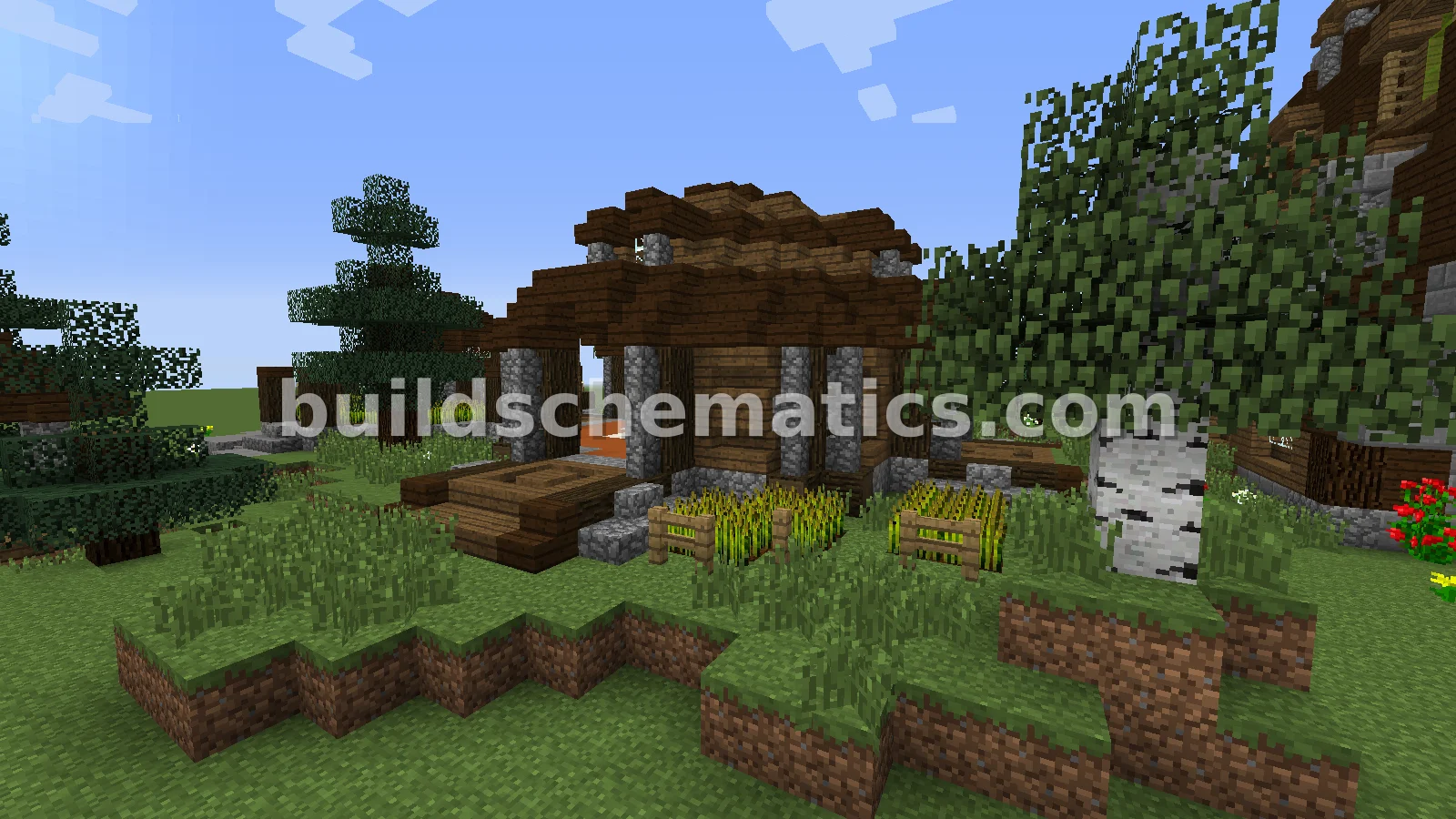 Rural Settlement With Unique Structures — view 2