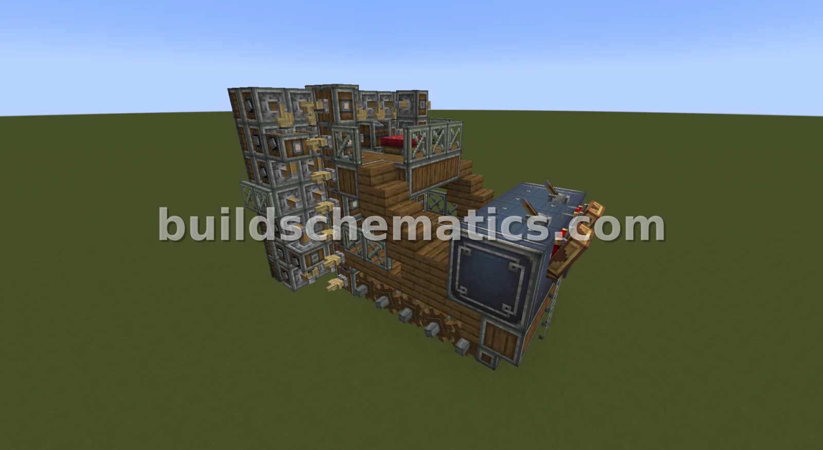 Automated Mining Machine with Wall Construction — view 2