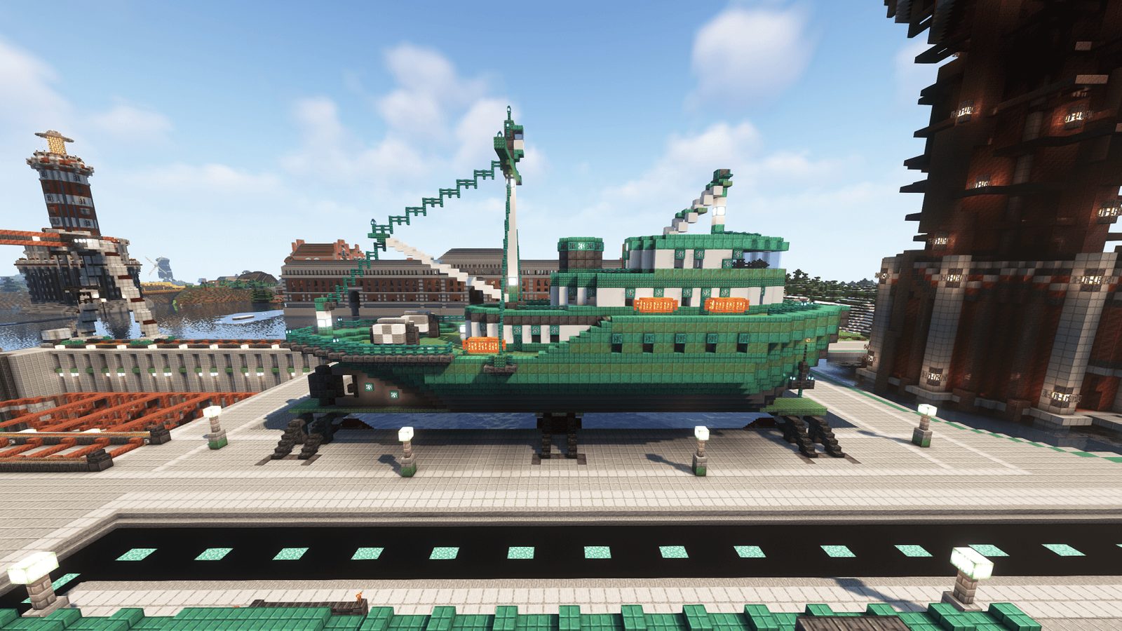 Emerald Copper Fishing Boat