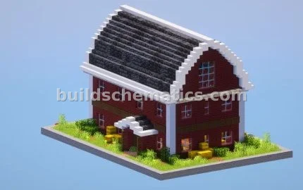 Medieval Red Barn House