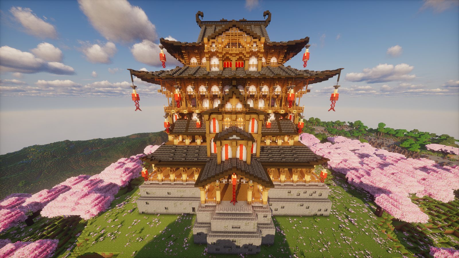 Traditional Japanese Feudal Fortress Build