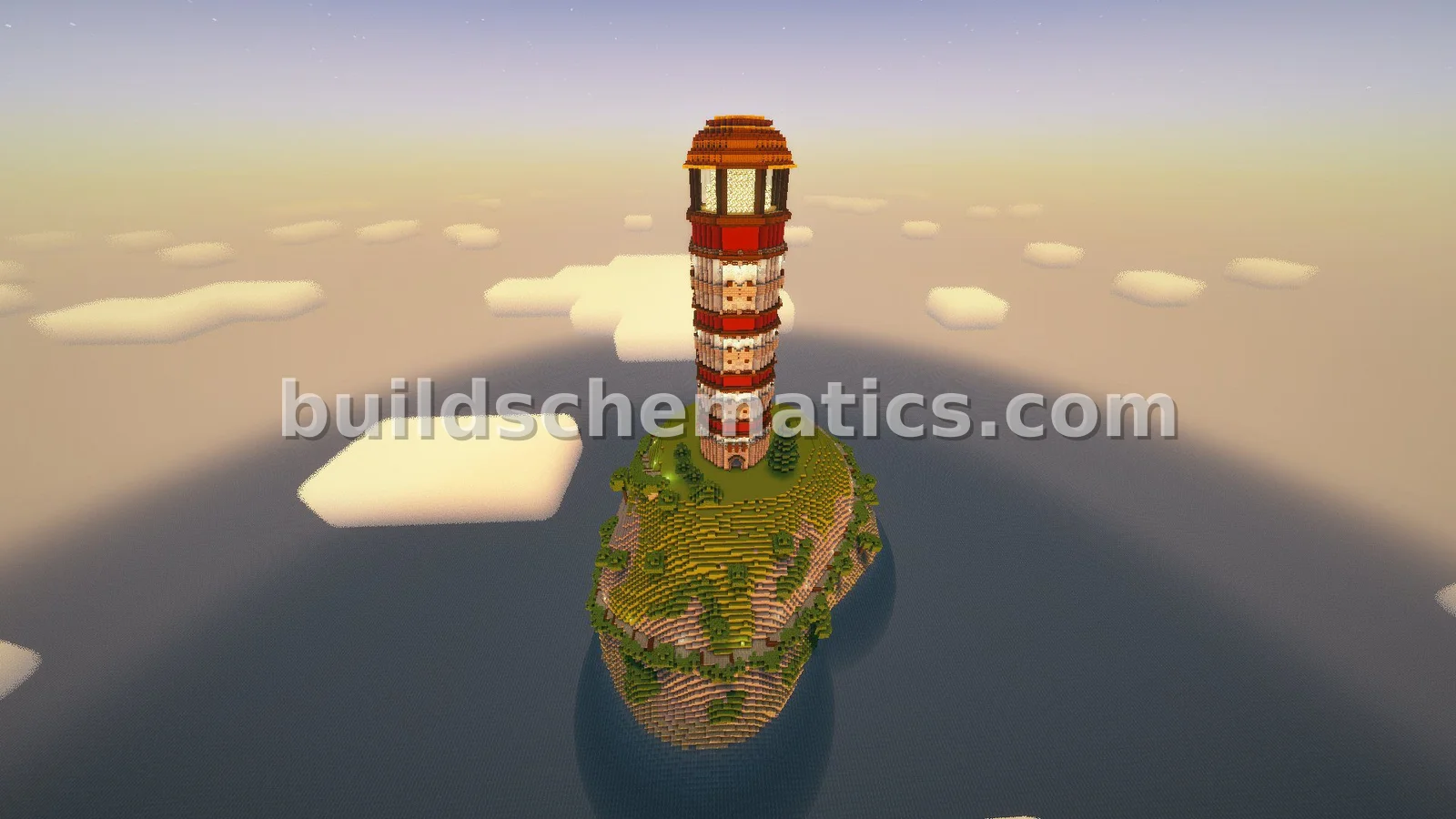 Cliffside Lighthouse Landscape — view 4
