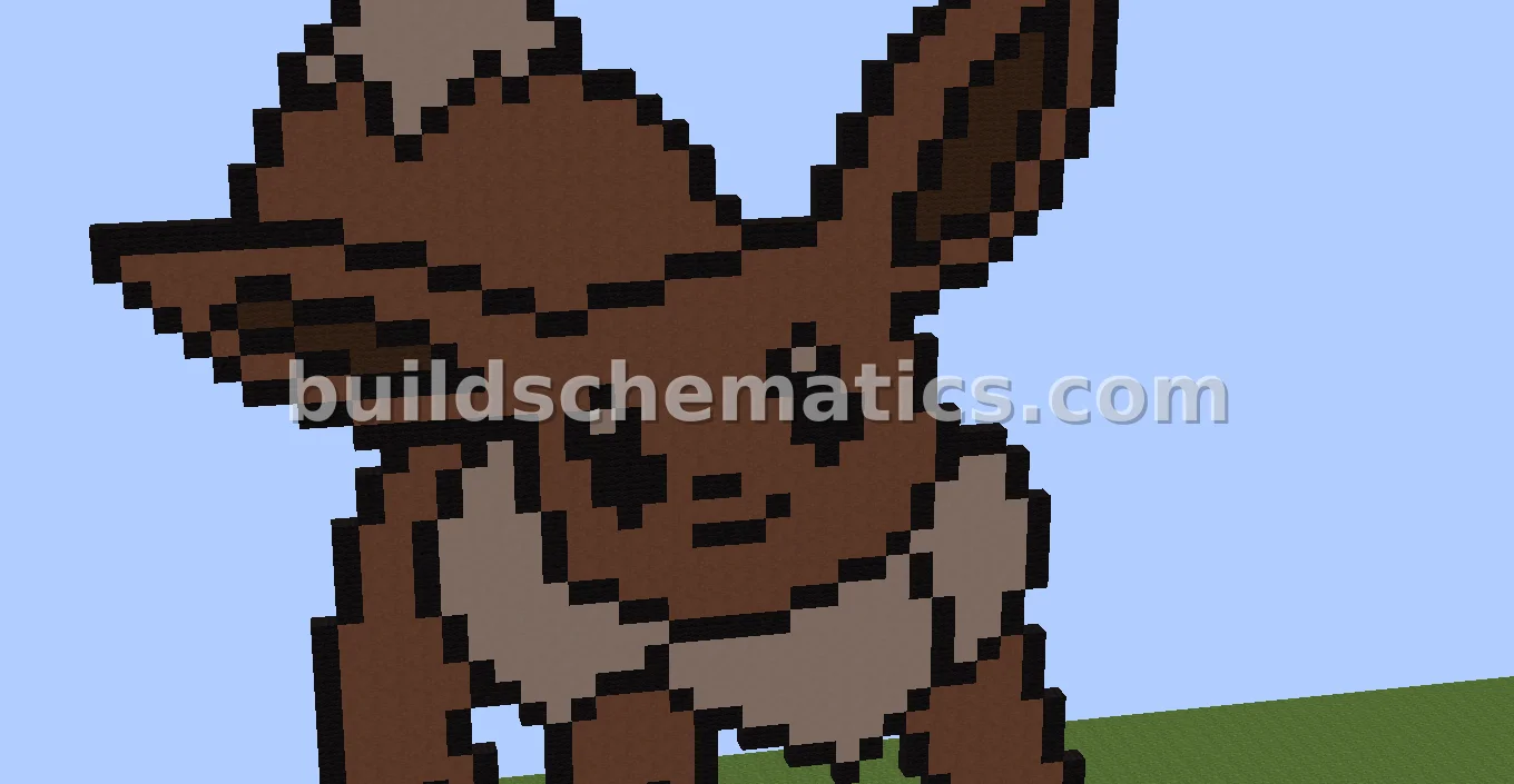 Eevee Pixel Art Build — view 3