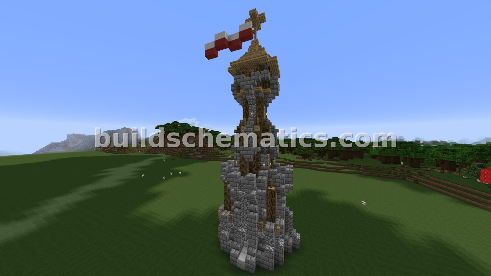 Medieval Flag Tower