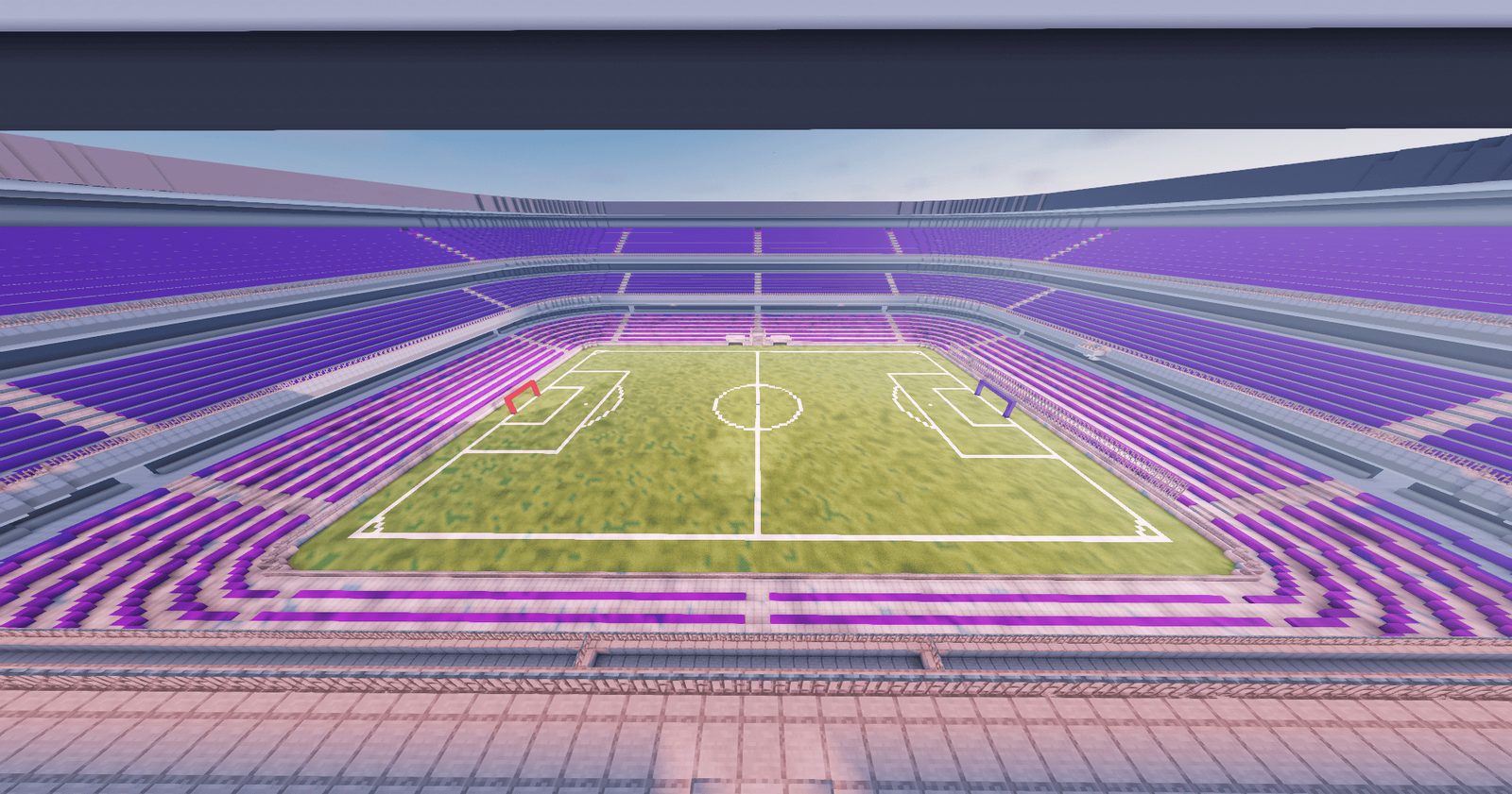 Purple Football Stadium