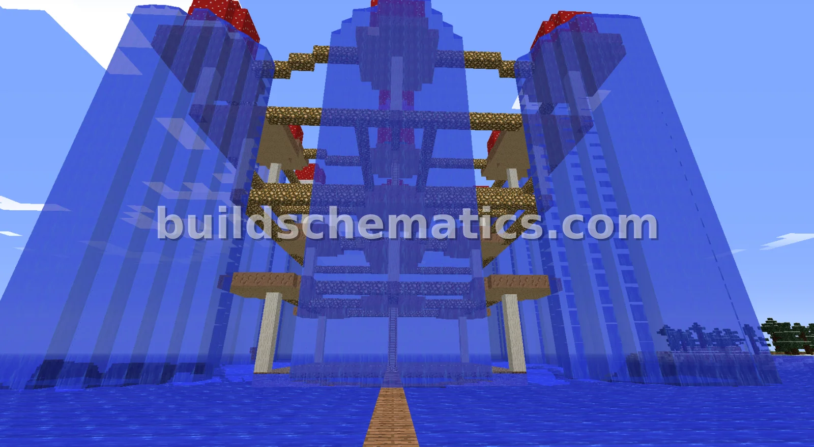 Fantasy Mushroom Town - Huge Build