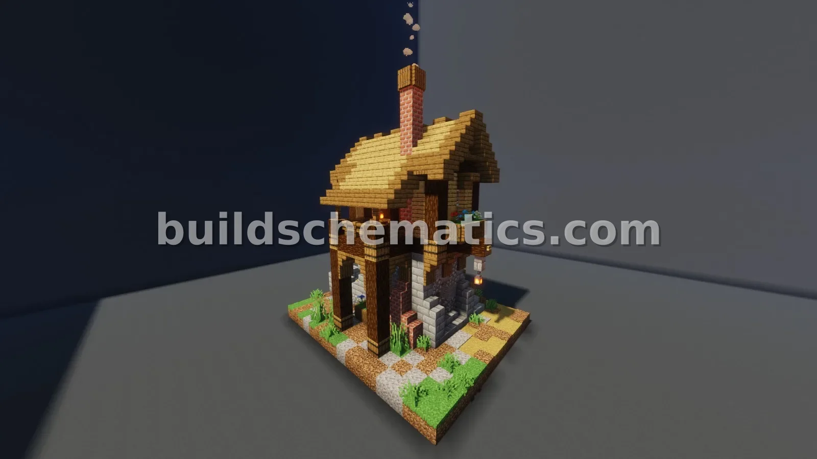 Simple Survival House Schematic