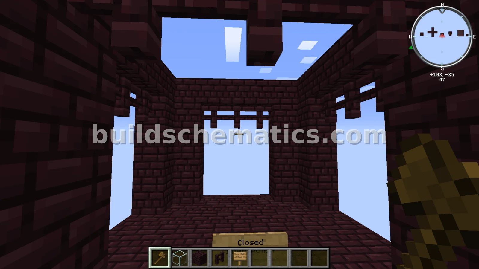 Nether Fortress Bridge Intersection Build