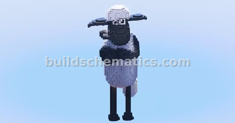 Shaun the Sheep Cartoon Build