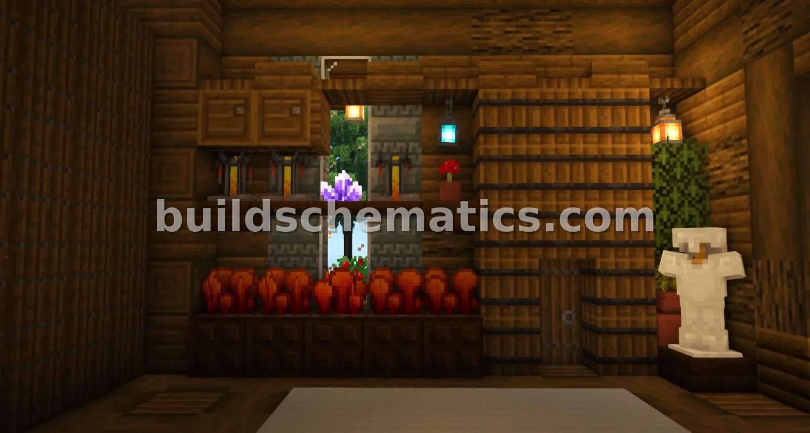 Rustic Wooden Cabin Survival Build — view 4
