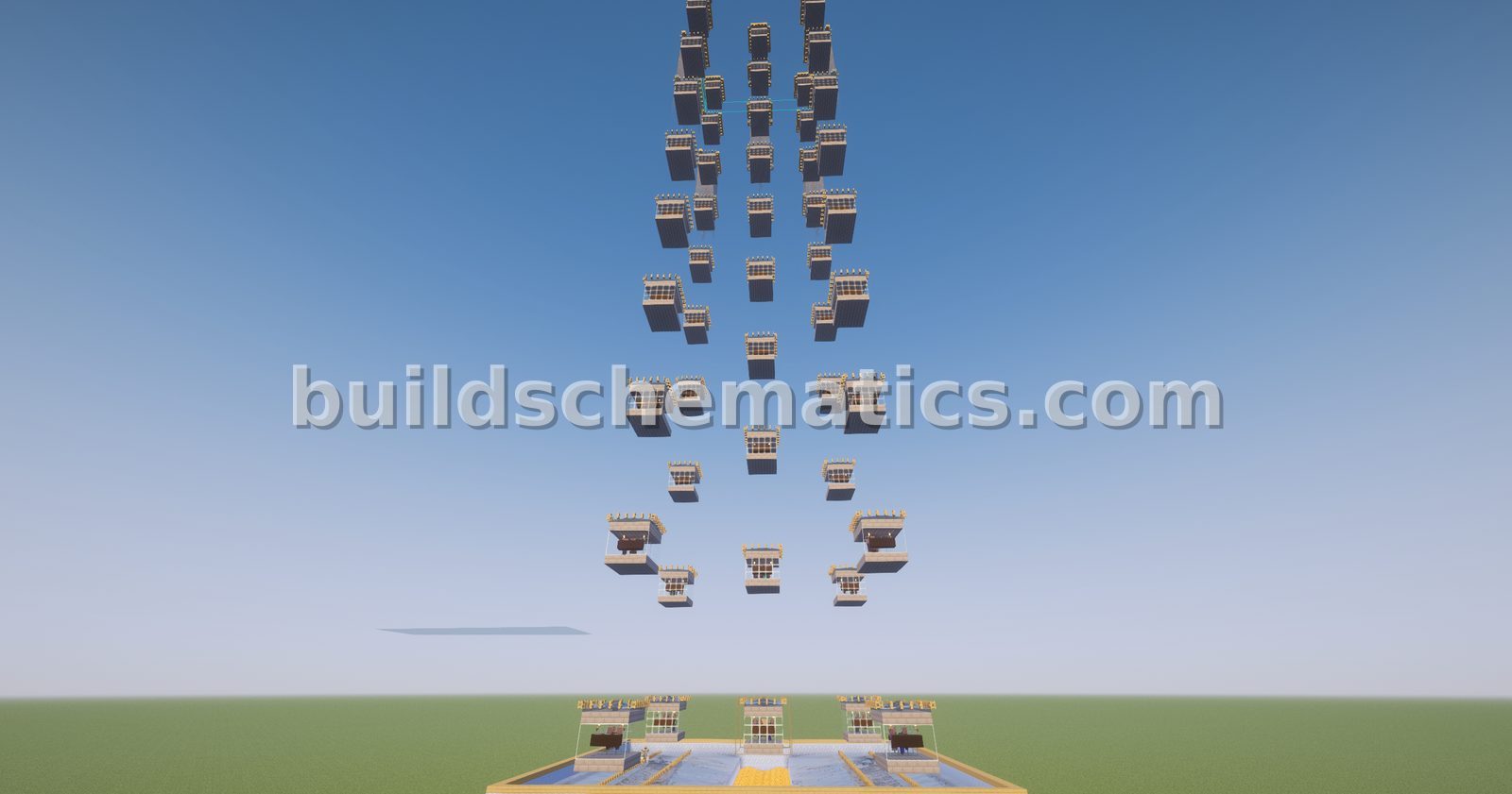 Expandable 60-Module Iron Farm with Auto-Crafting — view 4