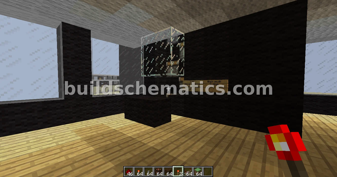 Modern Redstone House with Secret Basement — view 2