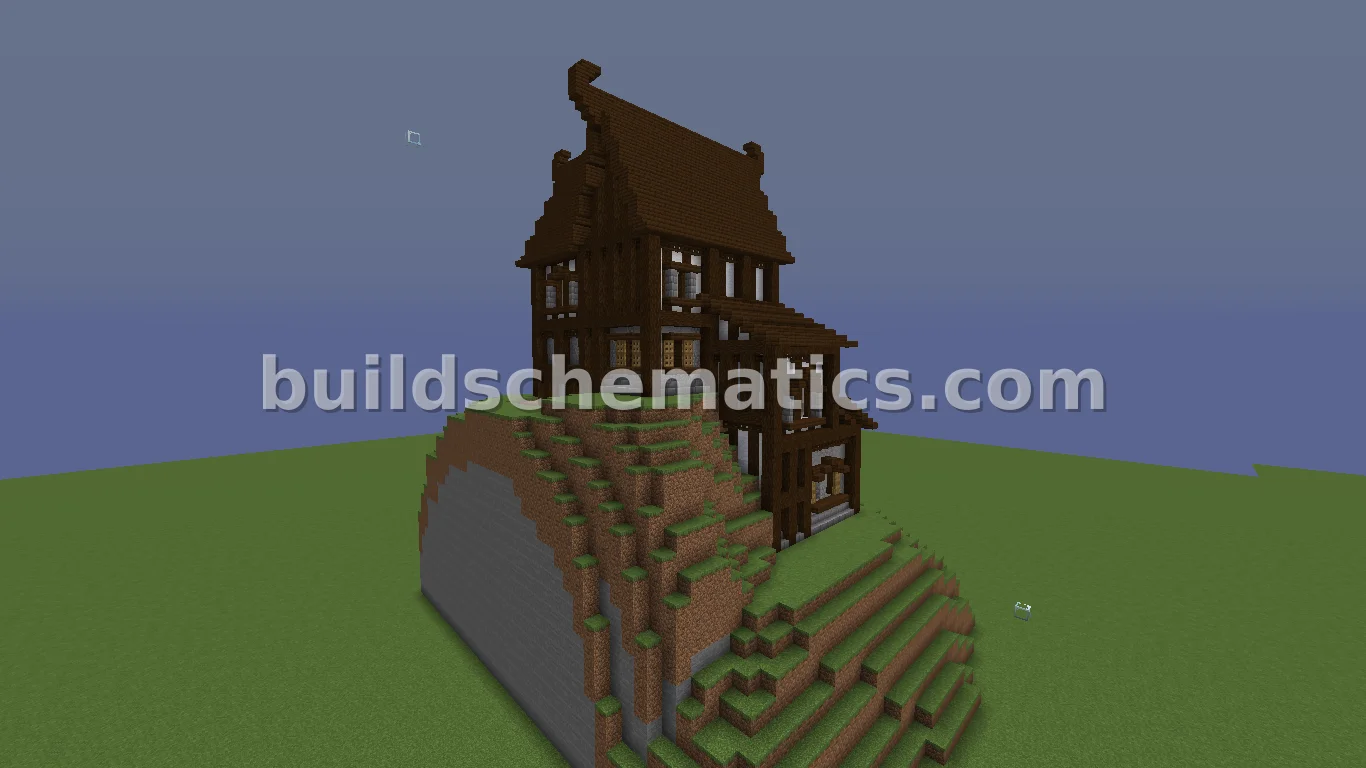 Medieval Town Watermill Schematic — view 2