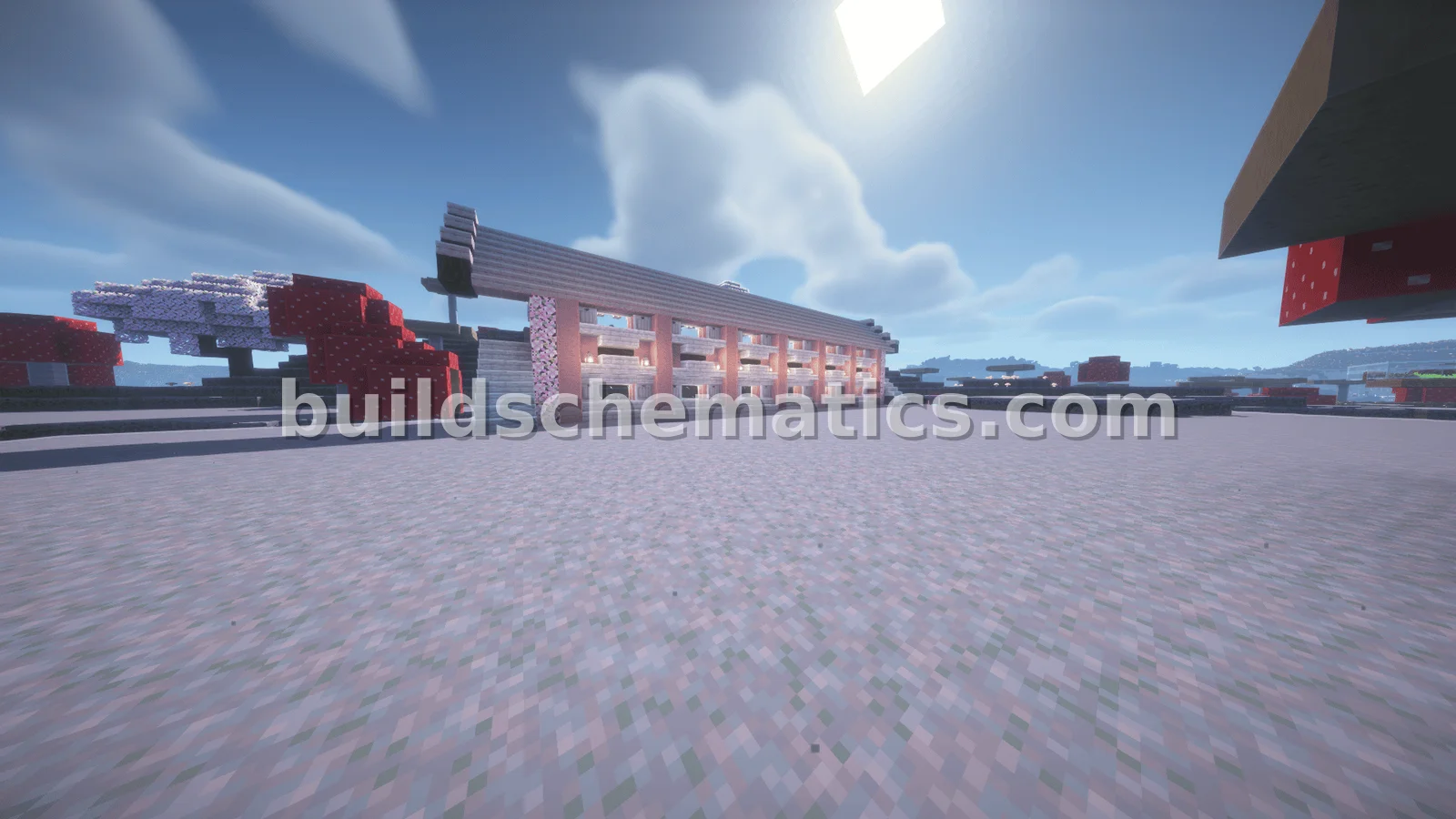 Pink and Gray Trading Hub — view 3