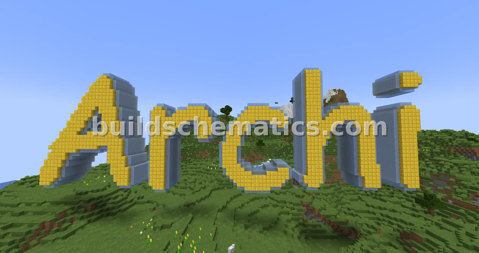 Archi 3D Block Letter Nameplate