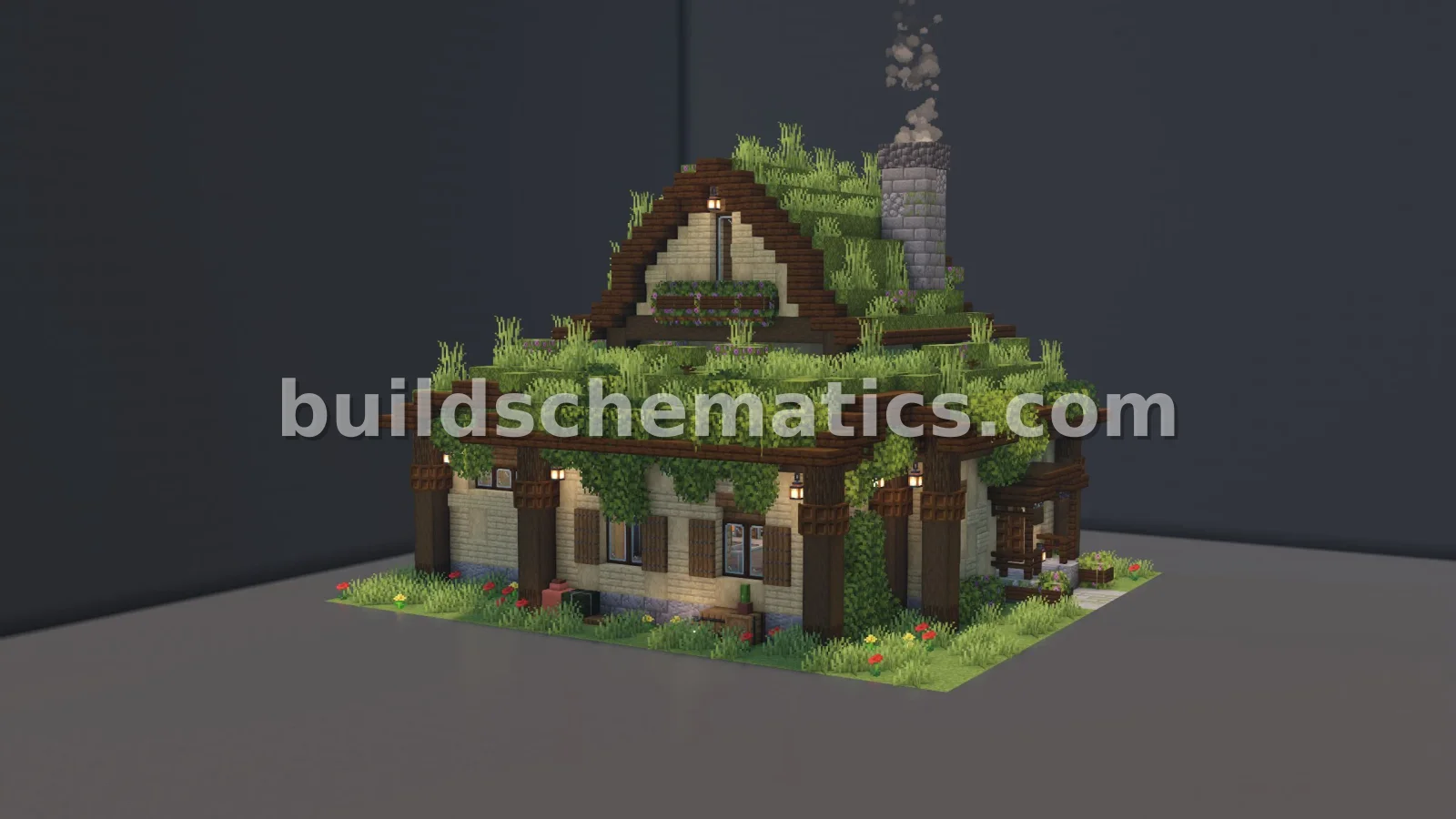 Bonemeal Farm House with Moss Roof