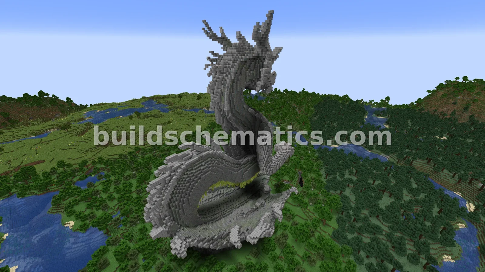 Ancient Sea Dragon Statue — view 5