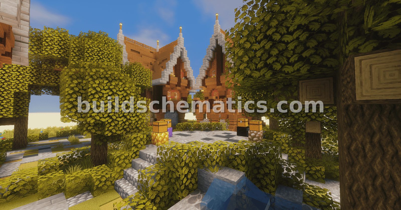 Medieval Spawn Hub Structure — view 2