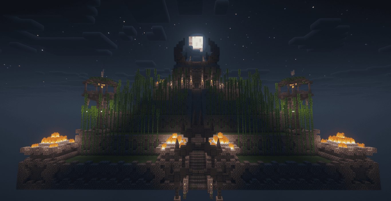 Ancient Jungle Temple Ruins