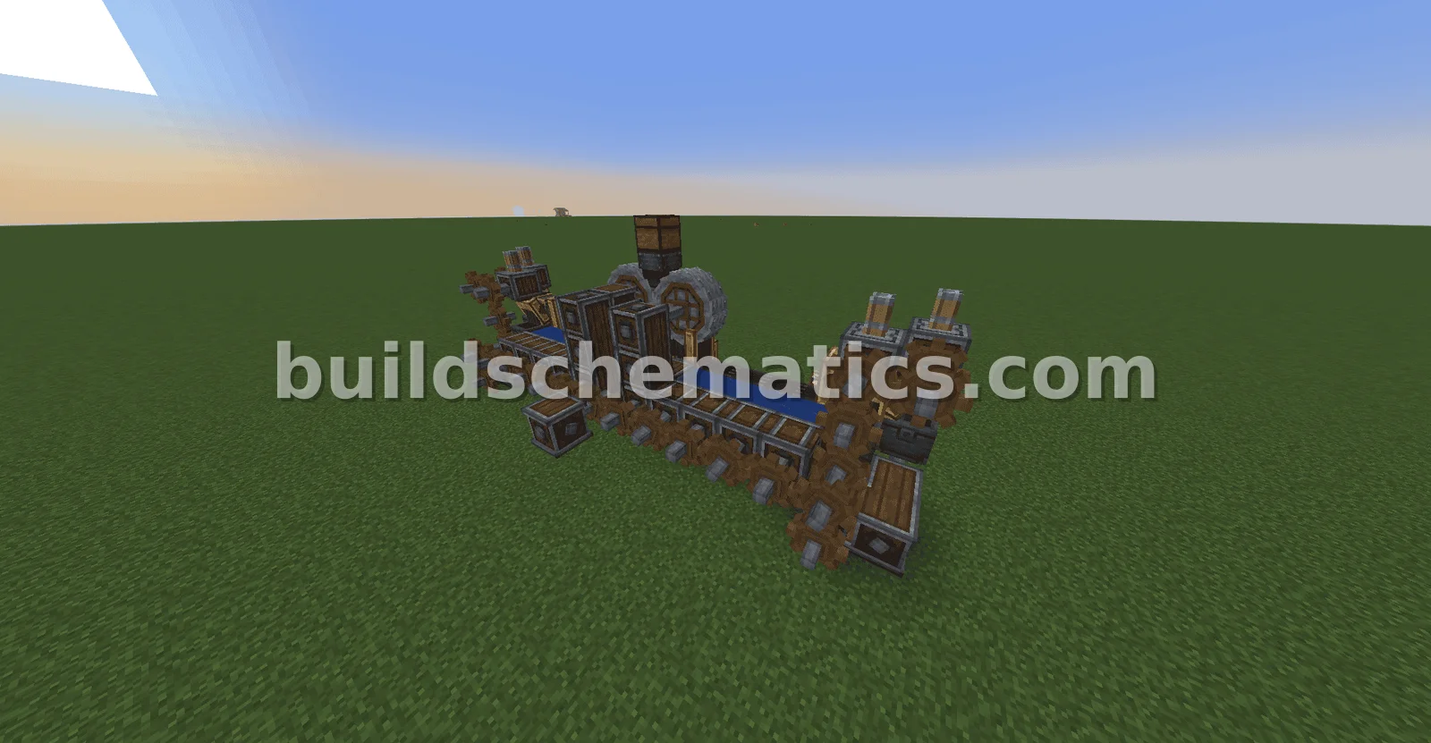 Create Mod Ore Processor - Belt and Cog Driven — view 2
