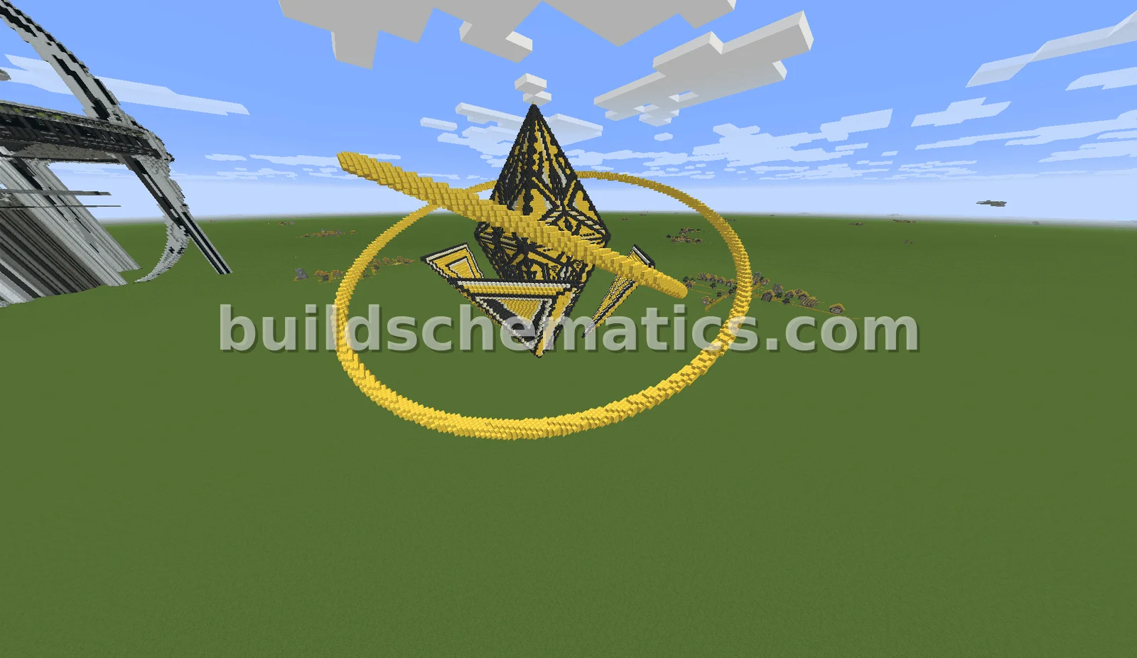 Decorated Mob Farm Schematic — view 2
