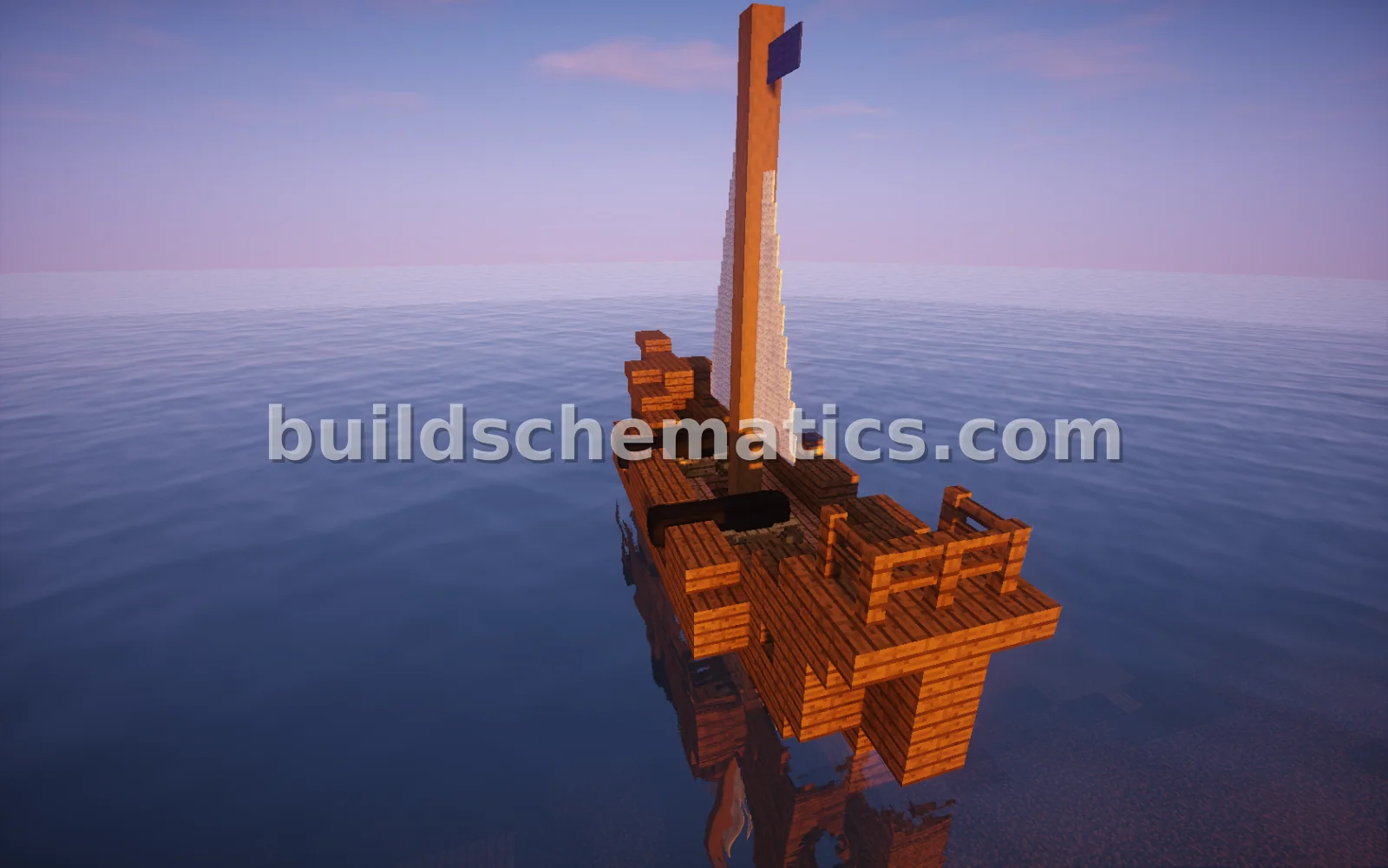Small Realistic Sailboat Model — view 2