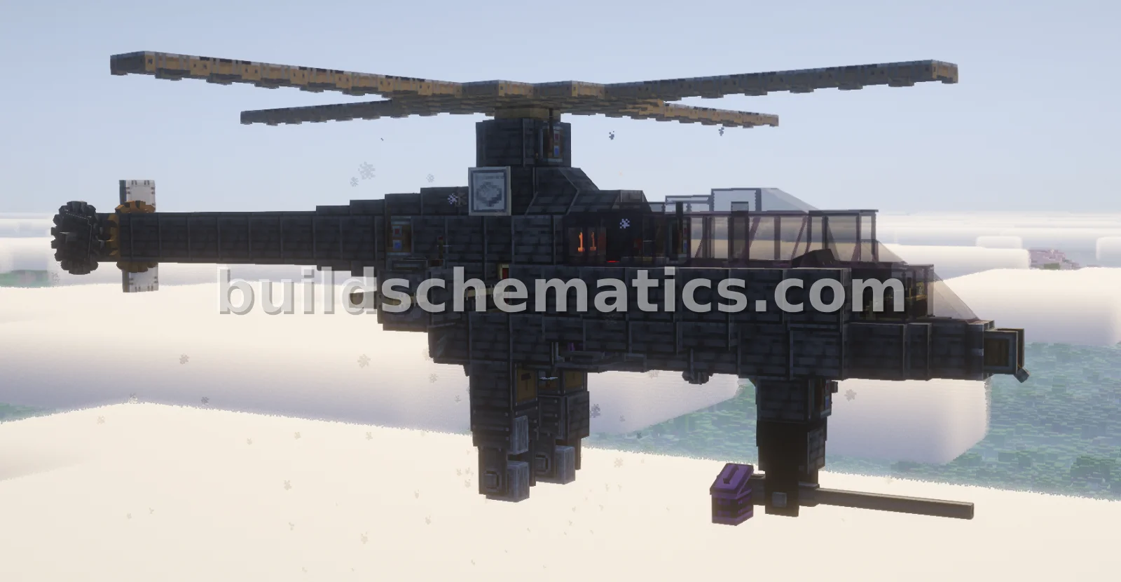 Autocannon and Bombing Helicopter