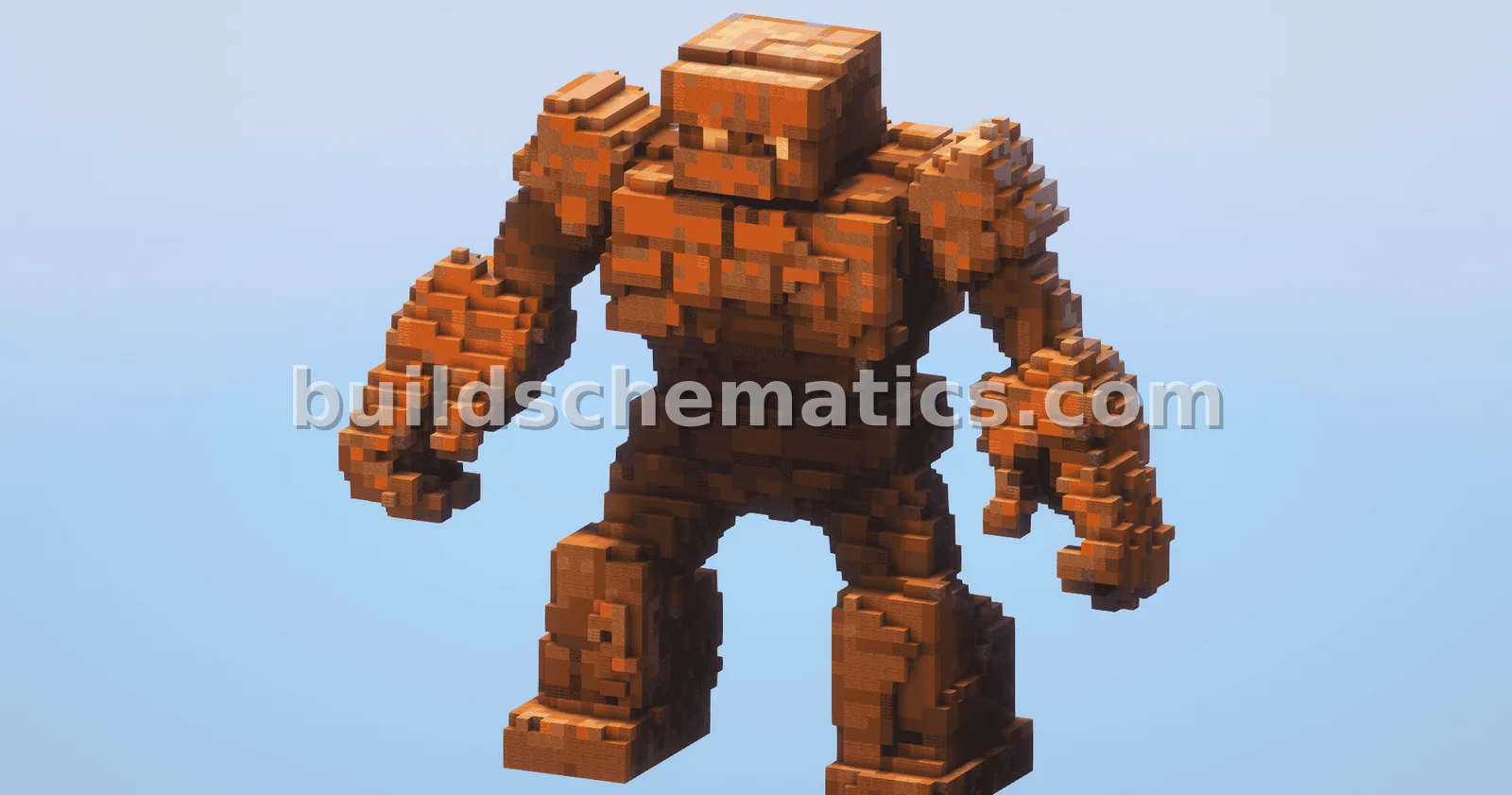 Clay Golem Statue