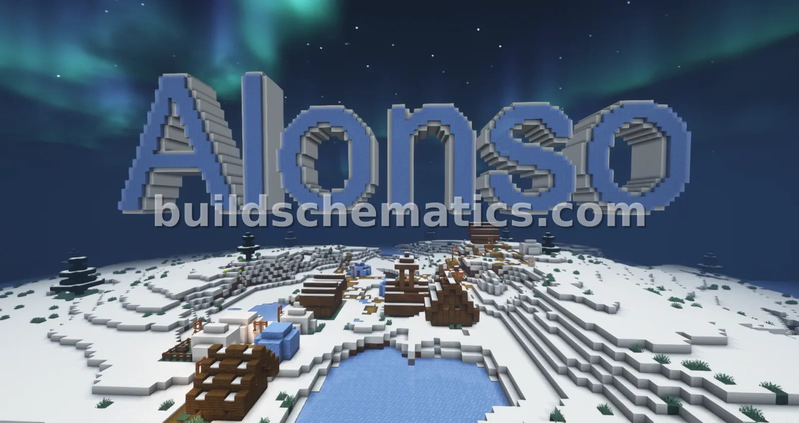 Alonso 3D Block Letter Nameplate