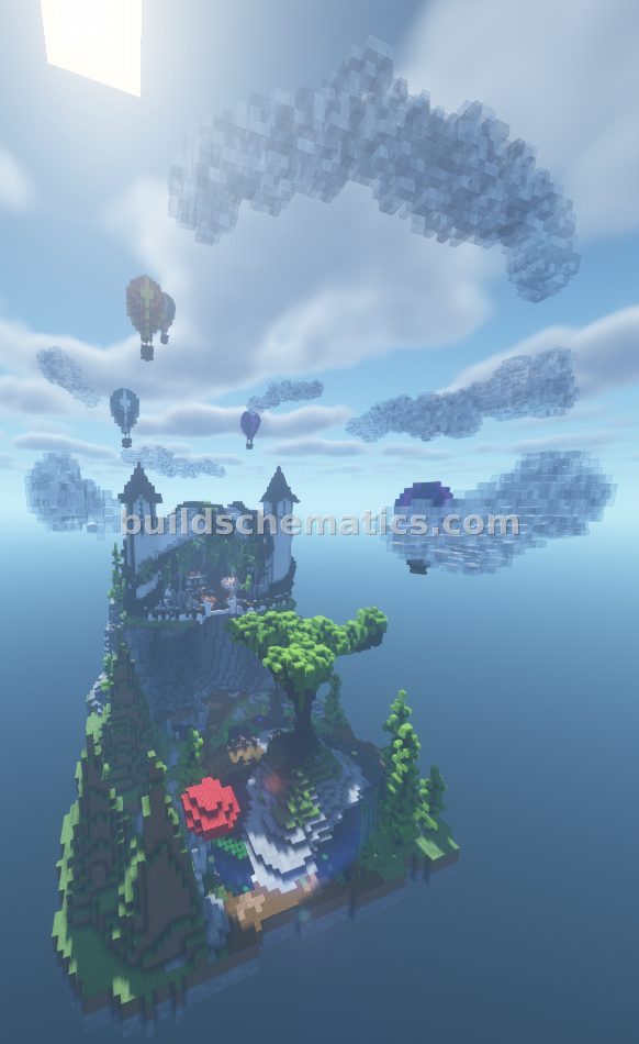 Minecraft PvP Drop Hub — view 2