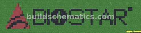 Biostar Logo Pixel Art