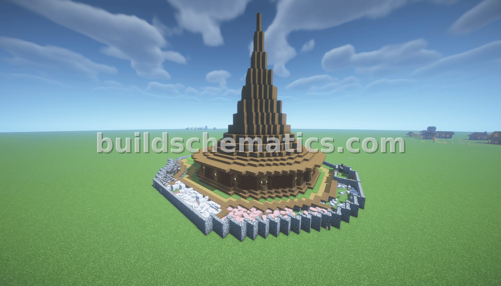 Large Spruce and Dark Oak Starter Base — view 2