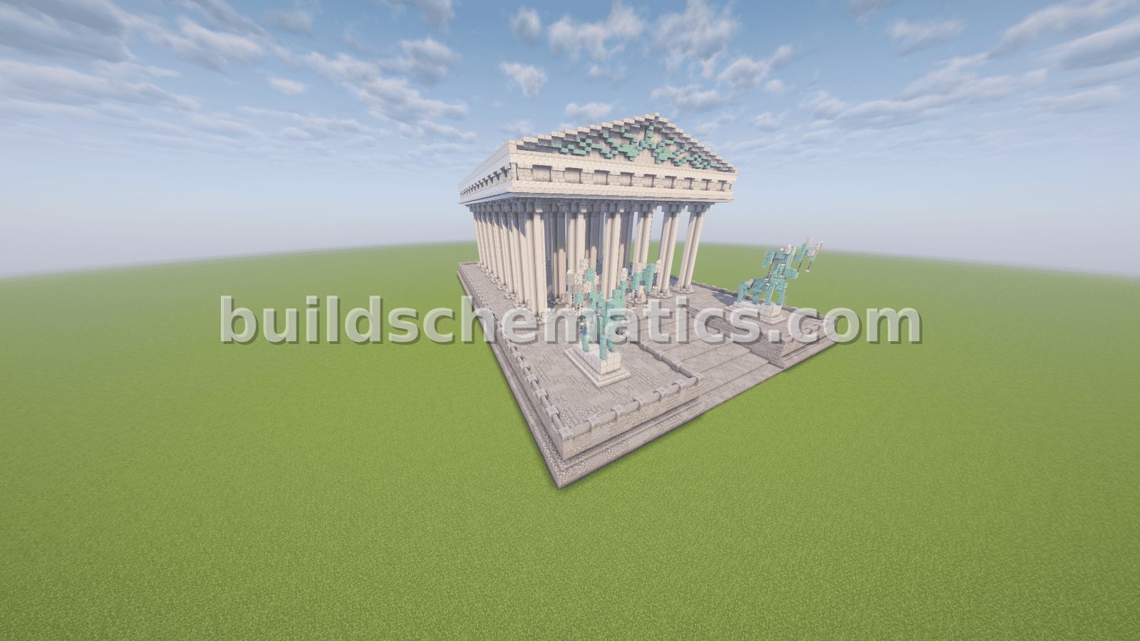 Ancient Greek Temple Structure — view 2
