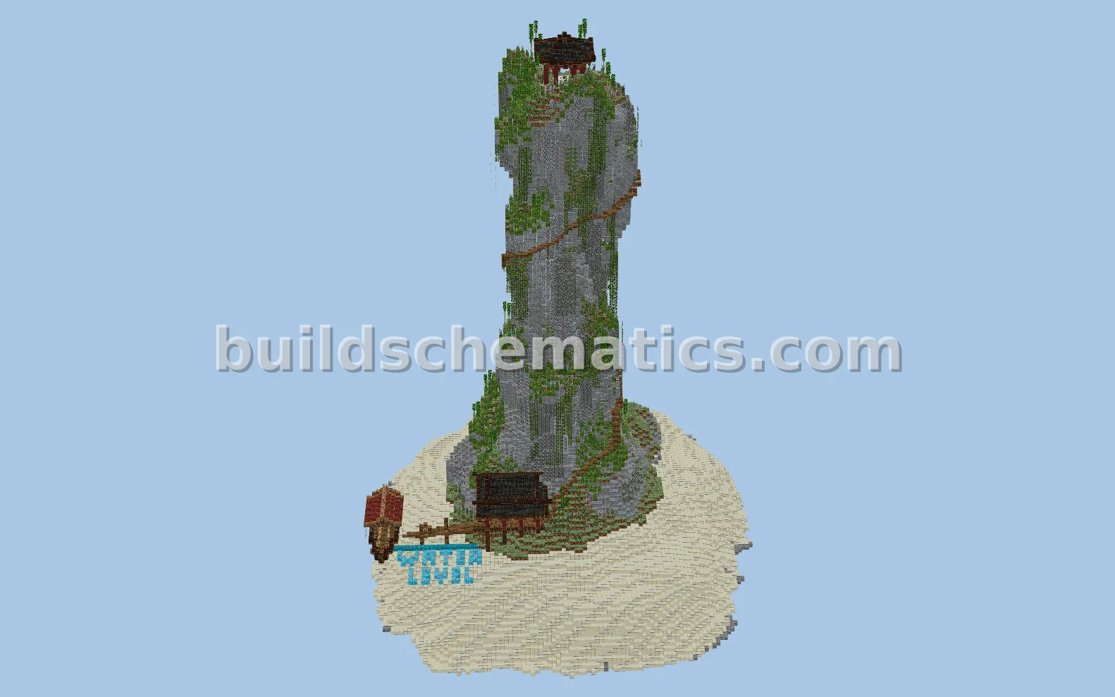 Chinese Mountain Landscape Build