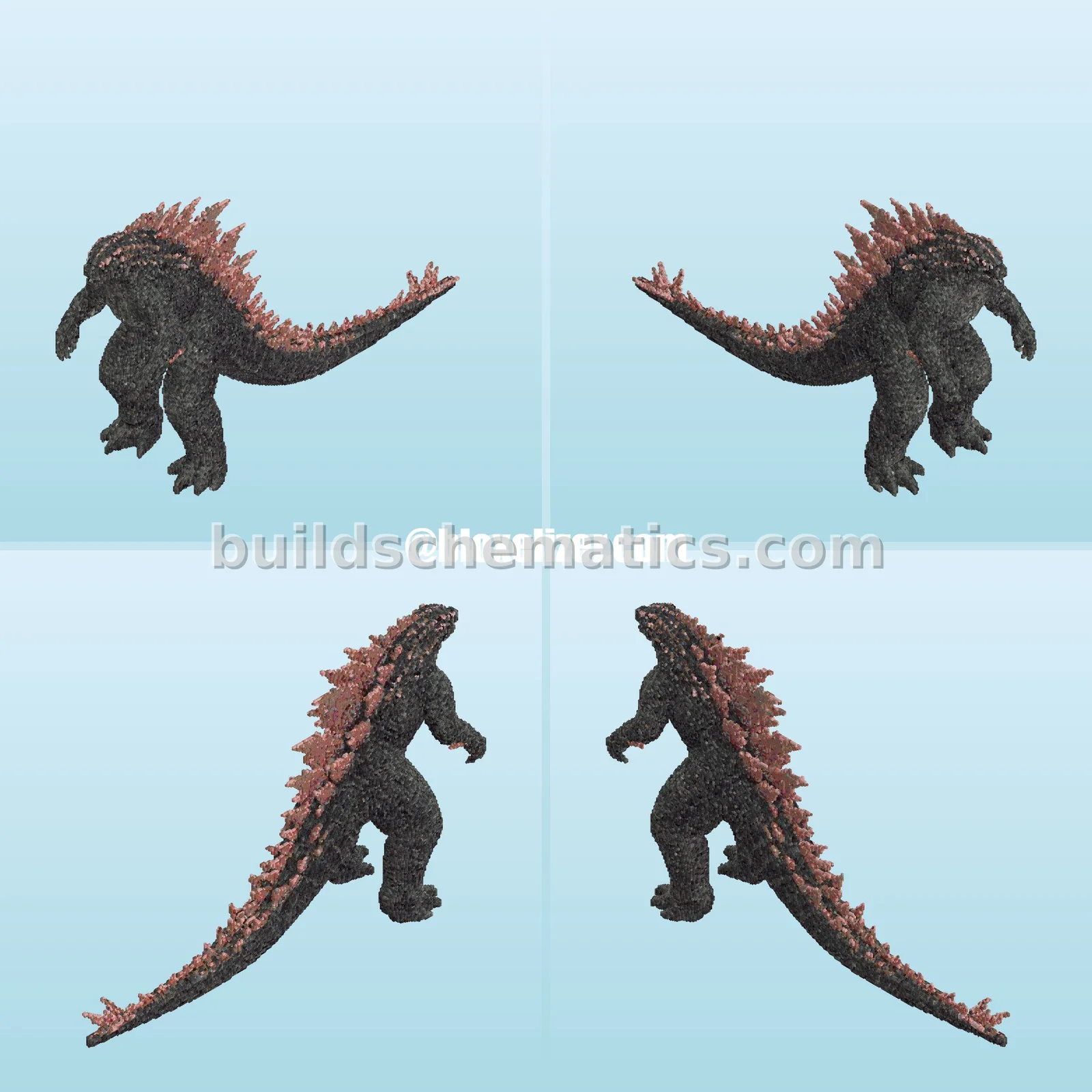 Giant Godzilla Monster Statue