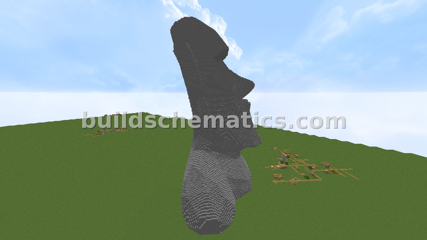 Giant Moai Statue — view 4