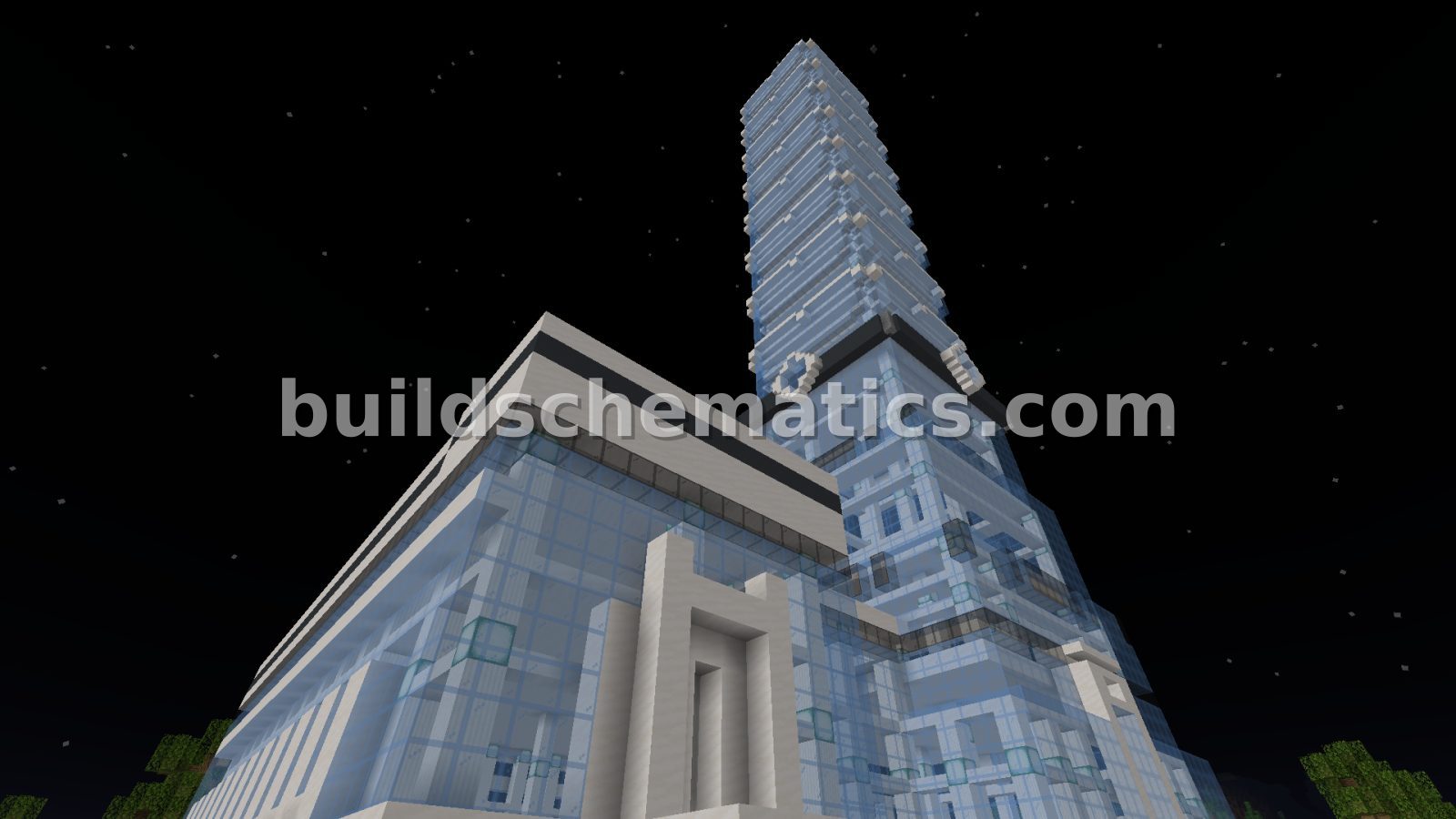 Realistic Taipei 101 Tower — view 3