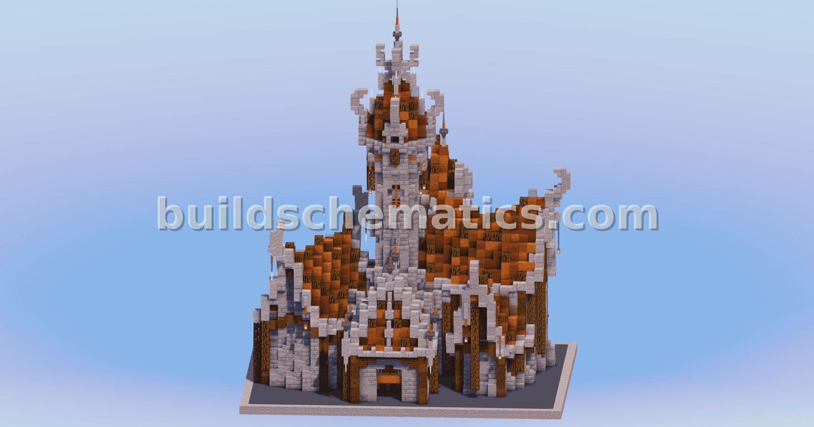 Brown Medieval Fantasy Castle
