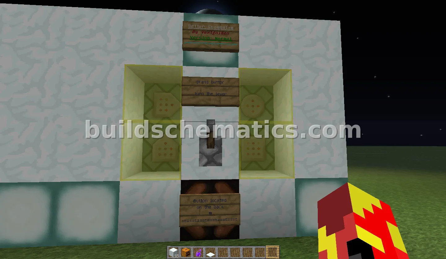 Enhanced Snow Golem Farm — view 2