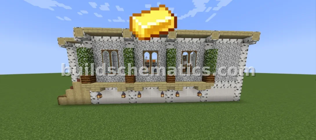 Quartz and Gold Factory - 2519 Blocks