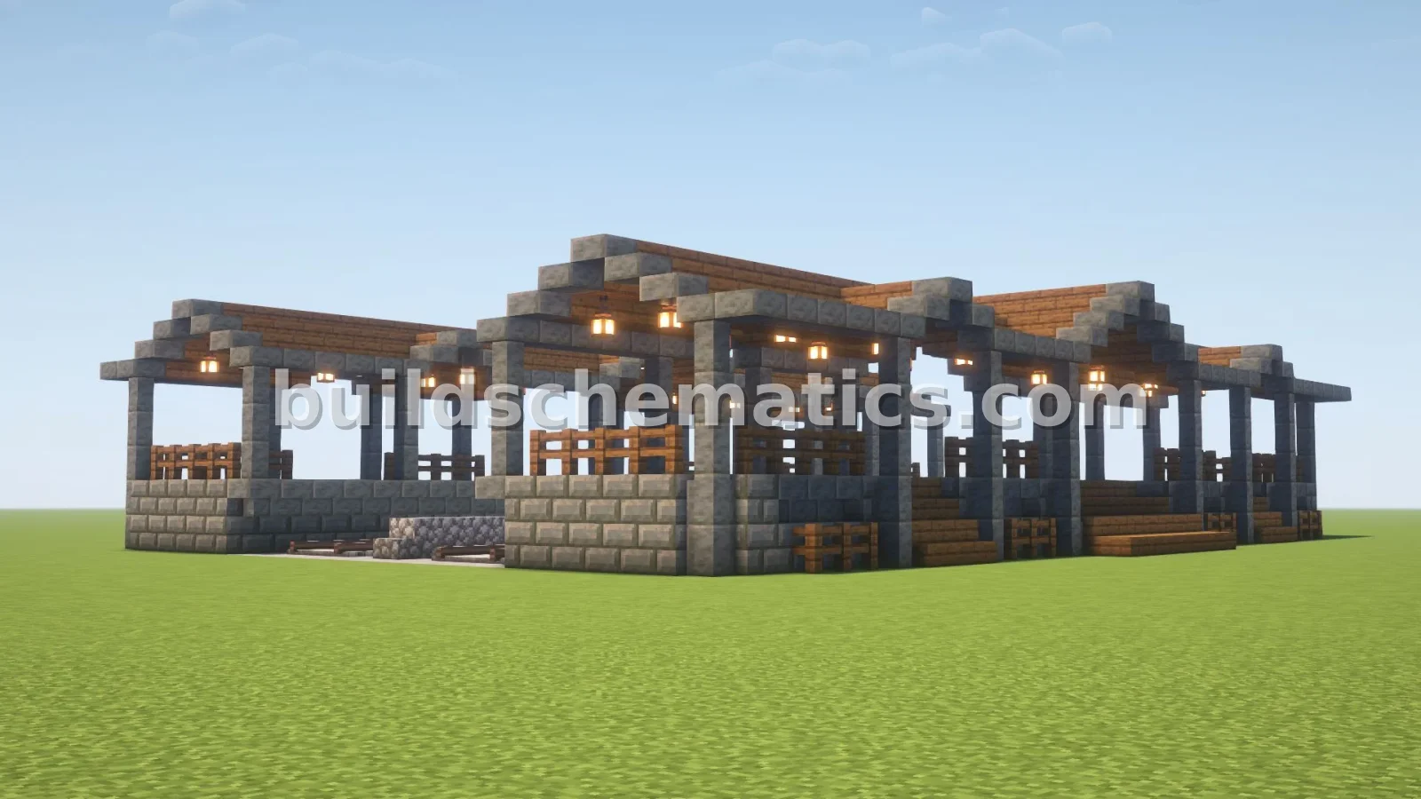 Vanilla Train Station Building