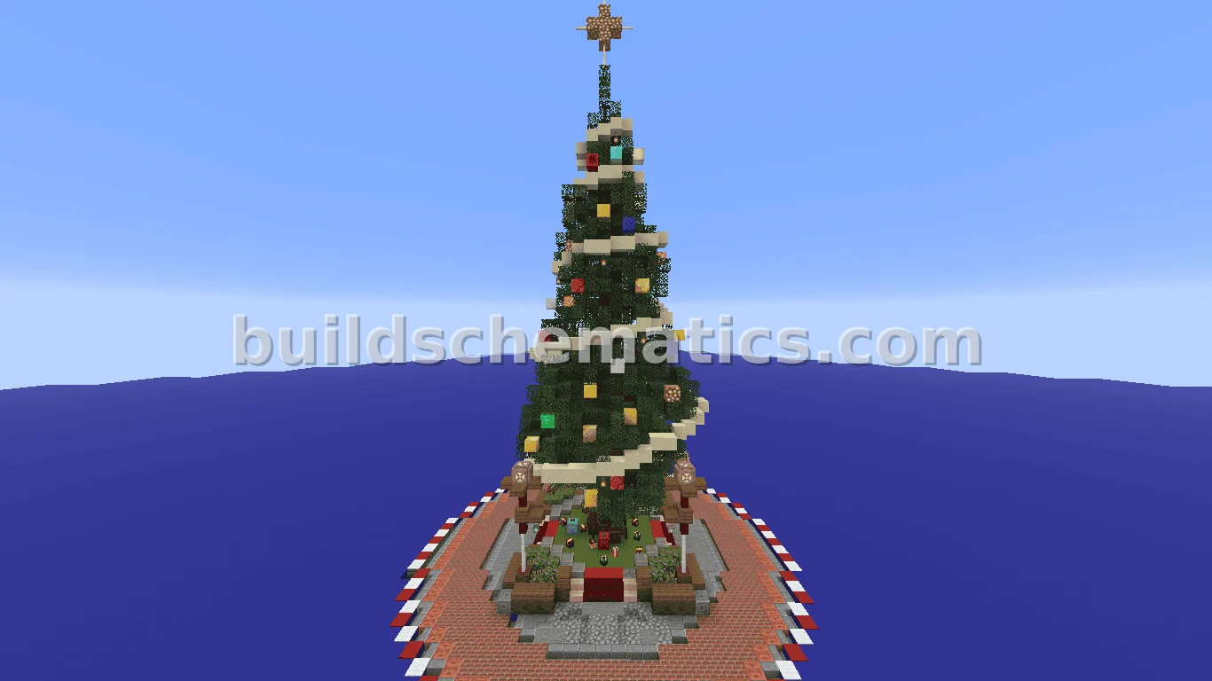 Tall Skinny Christmas Tree With Mineral Ornaments — view 5